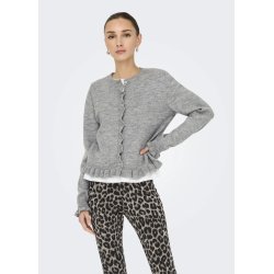 JDYLETTY O-NECK FRILL CARDIGAN