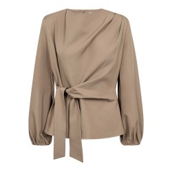CO`COUTURE LUNA TIE BLOUSE
