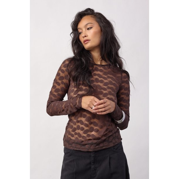 CO`COUTURE PENOLA O-NECK BLOUSE