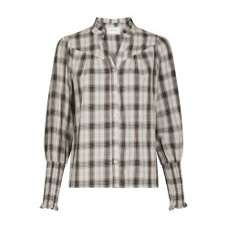 NEO NOIR CAMISA BIG CHECK BLOUSE