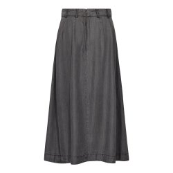 CO`COUTURE ANYA DENIM PLEAT SKIRT