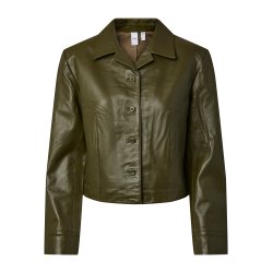YASFRAME SHORT LEATHER SHIRT