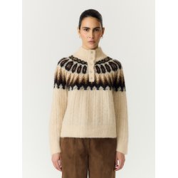 YASDOMINA WOOL BLEND KNIT PULLOVER