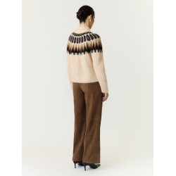 YASDOMINA WOOL BLEND KNIT PULLOVER