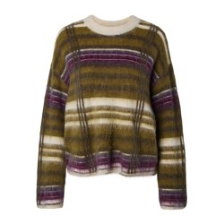 YASCHEA MOHAIR BLEND KNIT PULLOVER