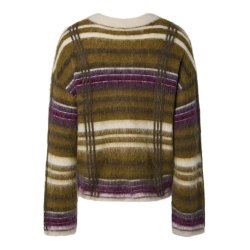 YASCHEA MOHAIR BLEND KNIT PULLOVER