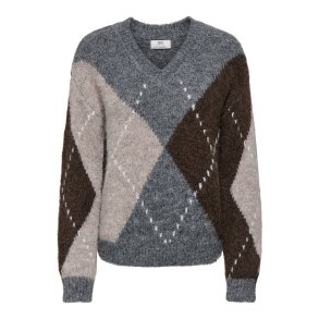 JDYZOEY ARGYLE PULLOVER KNT
