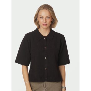 NEO NOIR CUNNA KNIT BLOUSE