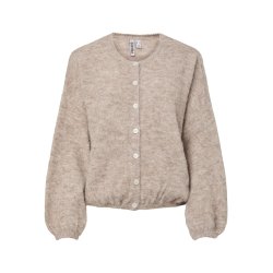 PCALLIE O-NECK KNIT CARDIGAN