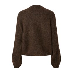 PCALLIE O-NECK KNIT CARDIGAN