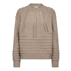CO`COUTURE ROWAN HOLE TURTLE KNIT