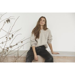 CO`COUTURE ROWAN HOLE TURTLE KNIT