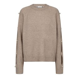 CO`COUTURE ROWAN PEARL SLEEVE KNIT