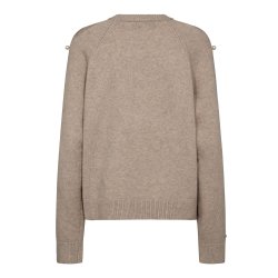 CO`COUTURE ROWAN PEARL SLEEVE KNIT