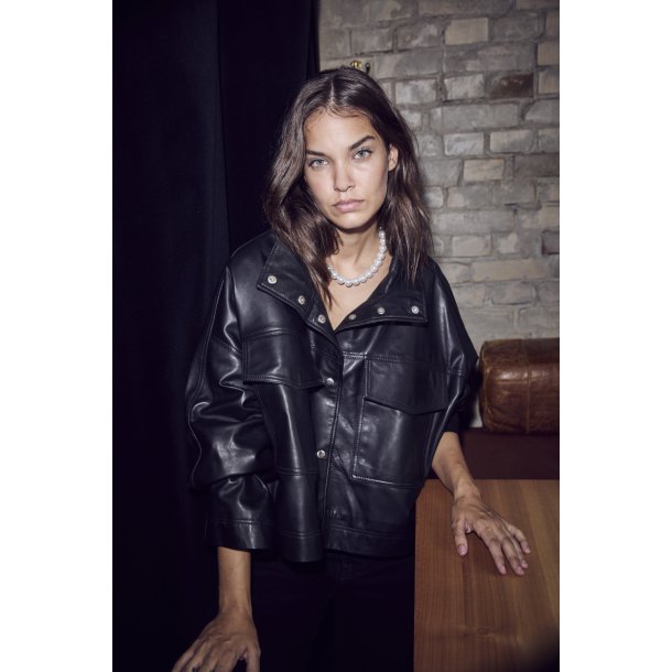 COCOUTURE PHOEBE LEATHER JACKET