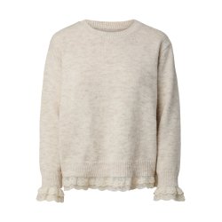 PCVAKA O-NECK LACE KNIT