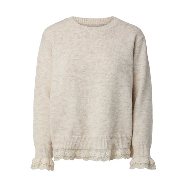 PCVAKA O-NECK LACE KNIT