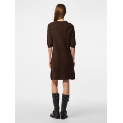 PCMALOU KNITTED POLO DRESS