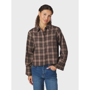 NEO NOIR JAYLIN FLANNEL CHECH SHIRT