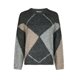 NEO NOIR INGA CHECK KNIT