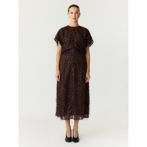 YASILZA DRAPE LONG DRESS 