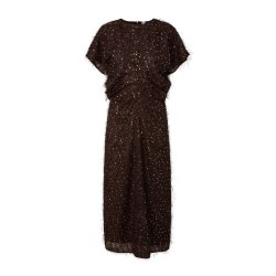 YASILZA DRAPE LONG DRESS 