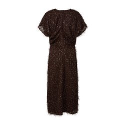 YASILZA DRAPE LONG DRESS 