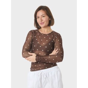 NEO NOIR ELLA DOT BLOUSE