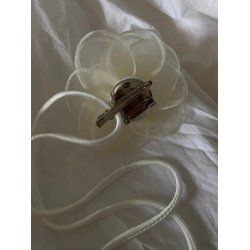 PICO ORGANZA ROSE STRING