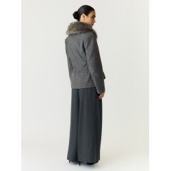 YASJOSERA FURRY COLLAR JACKET