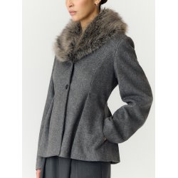 YASJOSERA FURRY COLLAR JACKET