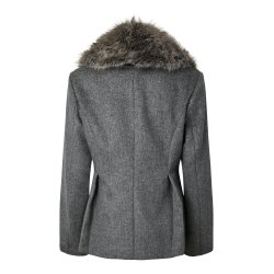 YASJOSERA FURRY COLLAR JACKET