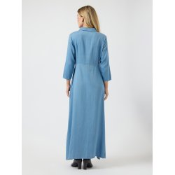 YASSAVANNA LONG CHAMBRAY DRESS