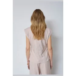 CO`COUTURE SALVIE PLEAT TOP 