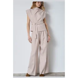 CO`COUTURE SALVIE PLEAT TOP 