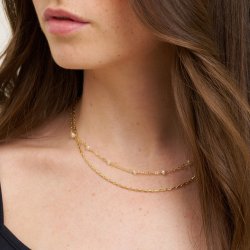 PURE BY NAT CARMEN CHAIN NECKLACE