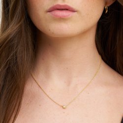 PURE BY NAT CLARA NECKLACE ZIRCON
