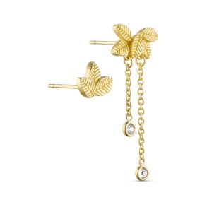 PURE BY NAT DAHLIA CHAIN ERRING