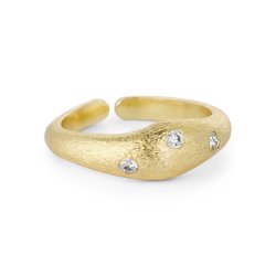 PURE BY NAT LYRA RING ZIRCONS