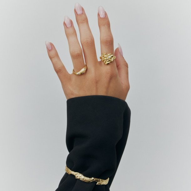 PURE BY NAT LYRA RING ZIRCONS