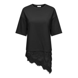 JDYALMA LACE DETAIL T-SHIRT