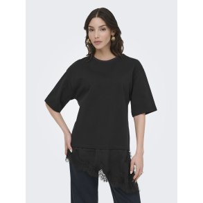 JDYALMA LACE DETAIL T-SHIRT