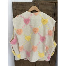 NOT SISTERS FRIDA TEDDY HEART VEST