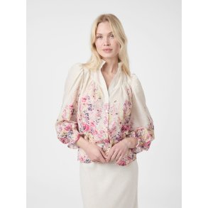 NEO NOIR CALLOMA FLOWER BLOUSE