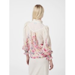 NEO NOIR CALLOMA FLOWER BLOUSE