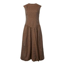 YASKRISSI BUBBLE HEM LONG DRESS 