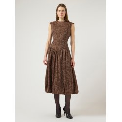 YASKRISSI BUBBLE HEM LONG DRESS 