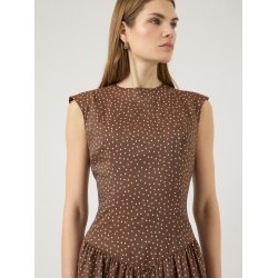 YASKRISSI BUBBLE HEM LONG DRESS 