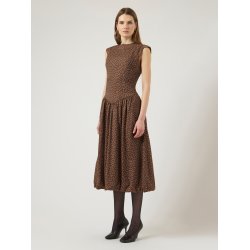 YASKRISSI BUBBLE HEM LONG DRESS 