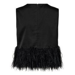 CO`COUTURE ADNA FEATHER TOP